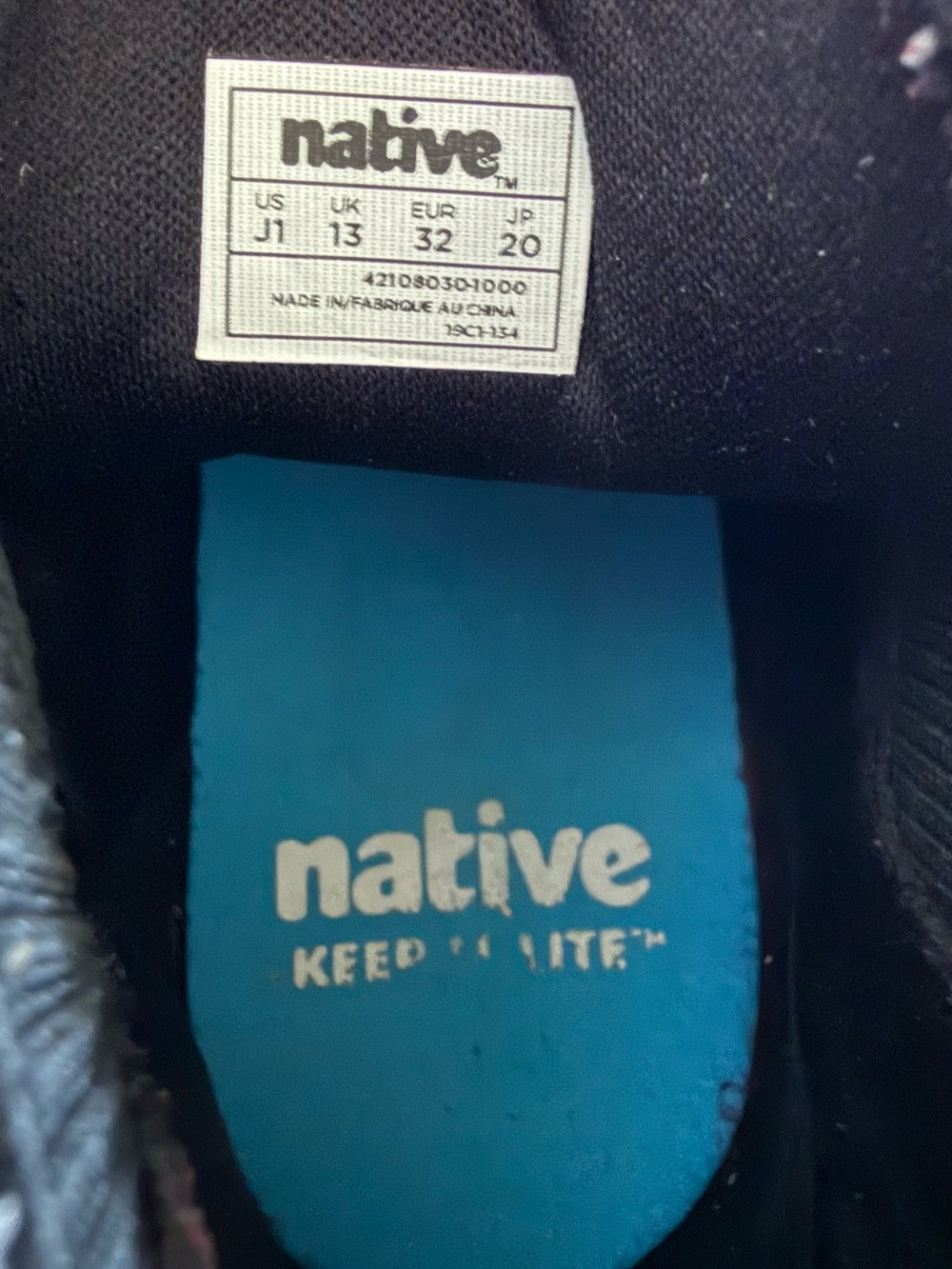 Native Blue Insole Slip-On Shoes - Picture 4 of 4